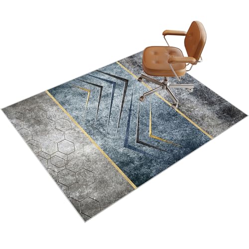 Bürostuhl Unterlage Gaming Stuhlmatten Schreibstuhlunterlage rutschfest Kratzfest Bodenmatte Stuhlunterlage Bodenschutzmatte für Teppich & Hartböden Mehrzweck-Stuhlteppich für zu Hause 100 x 120 cm Bürostuhl Unterlage Gaming Stuhlmatten Schreibstuhlunterlage rutschfest Kratzfest Bodenmatte Stuhlunterlage Bodenschutzmatte für Teppich & Hartböden Mehrzweck-Stuhlteppich für zu Hause 100 x 120 cm von LzreXnvoFxg