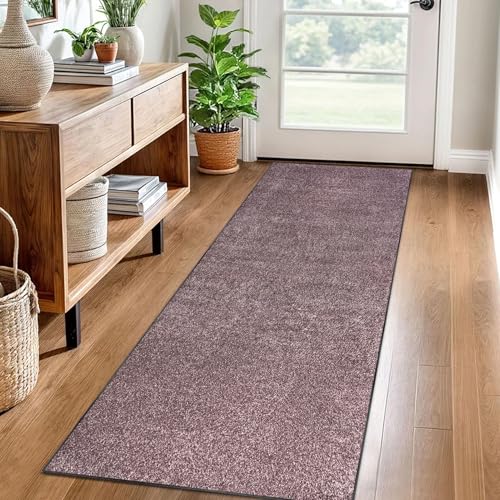 Teppich Läufer Flur Küche rutschfest Küchenteppich 50 x 140 cm Waschbar Küchenläufer Flurteppich Fußmatte Flur Runner Teppiche Korridor Teppich Eingangsteppich Lang Teppichläufer für Entryway Küche von LzreXnvoFxg