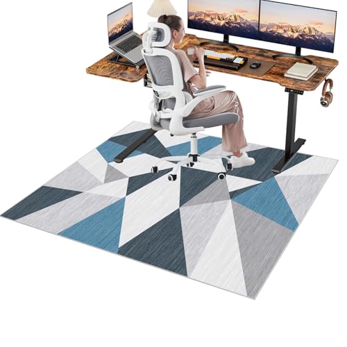 Unterlage Schreibtischstuhl 90 x 120 cm Bodenschutzmatte Bürostuhl Teppich Unterlage-Kratzfest für Parkett Hartböden Gaming Stuhlmatte Rollmatte Bürostuhl Unterlage für Stühle Hohe Dichte Anti-Silp Unterlage Schreibtischstuhl 90 x 120 cm Bodenschutzmatte Bürostuhl Teppich Unterlage-Kratzfest für Parkett Hartböden Gaming Stuhlmatte Rollmatte Bürostuhl Unterlage für Stühle Hohe Dichte Anti-Silp von LzreXnvoFxg