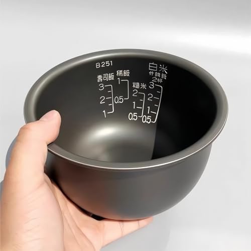 1,8 l Ersatzteile for den Innentopf des Küchenwerkzeug-Reiskochers, mit Topfkern, kompatibel mit ZOJIRUSHI.NS-LAH05-LAQ05-LAF05 B251 B250, Durchmesser 17,5 cm, Höhe 10 cm(B366) von Lzxcvb