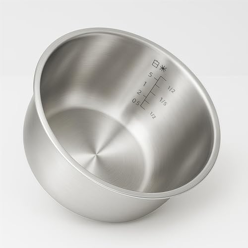 3L Küchenwerkzeug Reiskocher Innenschale Ersatzteile, universelle 316 Zero-beschichtete Topffutter. Kompatibel mit Zojirushi. NS-TSH10C NS-TSQ10C NL-AAH10C NS-TSF10C NS-TSC10C(NL-AAH10C) von Lzxcvb