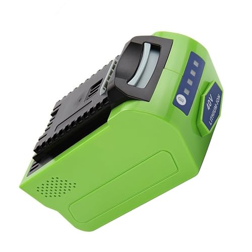 5000 mAh Rasenmäher Elektrosäge Elektrowerkzeug Li-Akku 40 V. Kompatibel mit GreenWorks G-MAX 40 V 29462(Green 3000mAh) von Lzxcvb