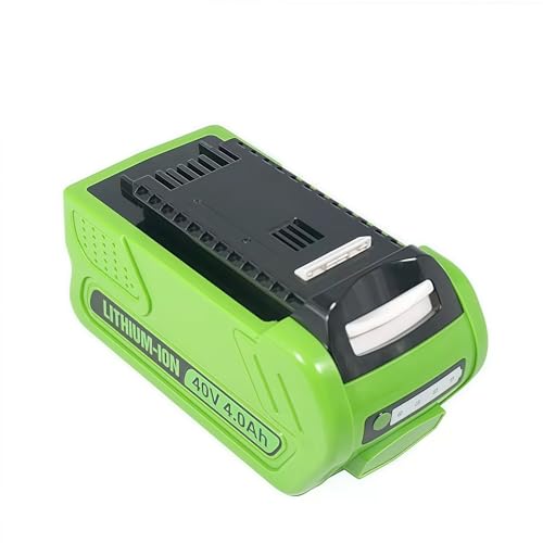 5000 mAh Rasenmäher Elektrosäge Elektrowerkzeug Li-Akku 40 V. Kompatibel mit GreenWorks G-MAX 40 V 29662(Green 4000mAh) von Lzxcvb