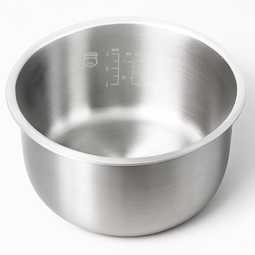 Ersatzteile for die Innenschüssel des 3-l-Reiskochers von Kitchen Tool, universelle Topfauskleidung mit 316 Zero-Beschichtung. Kompatibel mit Zojirushi. B366 B362(B366 3L) von Lzxcvb
