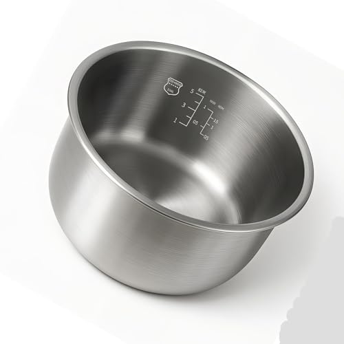 Ersatzteile for die Innenschüssel des Reiskochers von Kitchen Tool, universelle Topfauskleidung mit 316 Zero-Beschichtung. Kompatibel mit Zojirushi. B334 B335 3L(B334) von Lzxcvb