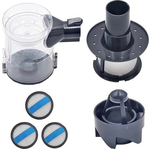 Staubsauger-Zubehör, Filterelement, HEPA, Multi-Cone-Staubbecher. Kompatibel mit Proscenic Ultenic P12 P13(Set a) von Lzxcvb