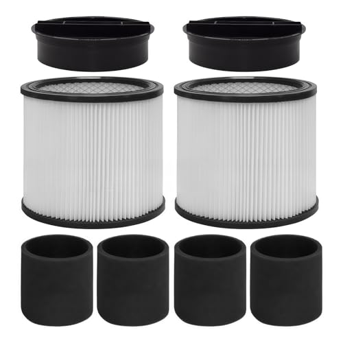 Staubsaugerfiltersieb, Filterbaumwoll-Endabdeckungszubehör. Kompatibel mit Shop Vac 90304 90398 9032933(8pcs Filter 90304) von Lzxcvb
