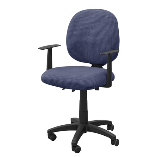 Lzyjck Stuhlbezug Für Computer/Büro Elastischer Schonbezug, 2-Teilig Dehnbare Universal-Sitzbezüge Für Schreibtischstühle Möbelschutz Für Büro Und Zuhause,Blau Lzyjck Stuhlbezug Für Computer/Büro Elastischer Schonbezug, 2-Teilig Dehnbare Universal-Sitzbezüge Für Schreibtischstühle Möbelschutz Für Büro Und Zuhause,Blau von Lzyjck
