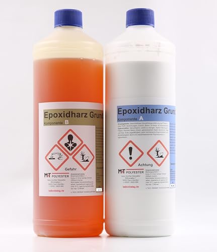 1 KG EPOXID Ultimative Grundierung schnell für Wand+Boden Beton Estrich Beton Fliesen Abdichtung von M+T POLYESTER