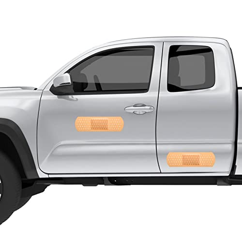 M/E /E 4 Stück Pflaster-Aufkleber | Riesiger Auto-Pflaster-Aufkleber | Lustige Auto-Aufkleber Dellen-Pflaster-Aufkleber, Riesen-Pflaster-Auto-Aufkleber, wasserdichter Pflaster-Aufkleber für Auto, 4 von M/E