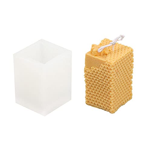 3D-Bienenwaben-Silikon-Kerzenformen zum Selbermachen, handgefertigte Formen, Basteln, Wachs, Kreide, Schmelzzubehör, Kerze von M/M