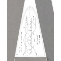 M + R Parabelschablone transparent von M + R