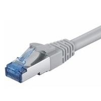M-Cab CAT6a S-FTP, 1 m Netzwerkkabel S/FTP (S-STP), Grau – Netzwerkkabel (1 m, 1 m, Cat6a, S/FTP (S-STP), RJ-45, RJ-45, grau) von M-CAB