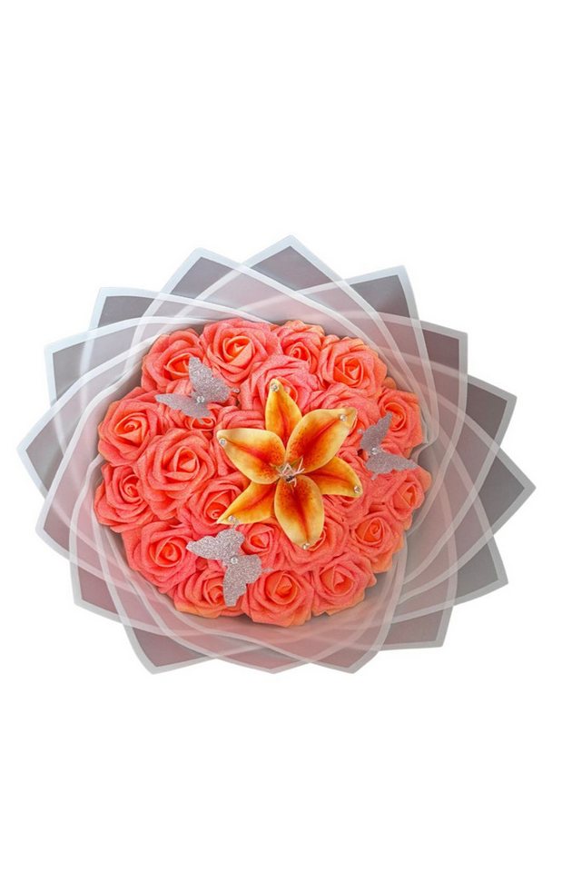 Kunstblumenstrauß Blumenstrauß / Rosen / Bouquets / Blumen / Künstliche Blume, M-Diamant von M-Diamant