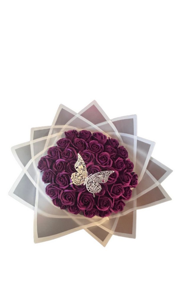 Kunstblumenstrauß Seifenrosen Rosen aus Seife Blumenstrauß / Rosen / Bouquets / Blumen, M-Diamant von M-Diamant