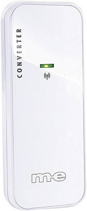 M-e-modern-electronics 41130 Erweiterung Funkklingel Konverter ca. 100m Weiß von M-E modern electronics
