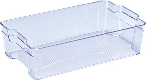 Mondex pls272 – 00 Aufbewahrungsbox für Kühlschrank Kunststoff transparent, Kunststoff, durchsichtig, 8 l von M-Home