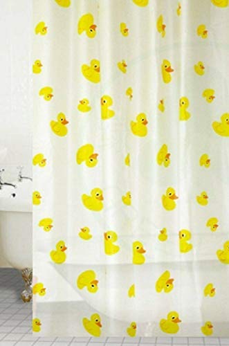 M-K Badeente Duschvorhang, Blasen Nette Enten, Seife Bakterie Schimmel und Wasser Resistent inkl. 12 Haken und Farbfest, 180 x 180 cm, Türkis Gelb Orange M-K Badeente Duschvorhang, Blasen Nette Enten, Seife Bakterie Schimmel und Wasser Resistent inkl. 12 Haken und Farbfest, 180 x 180 cm, Türkis Gelb Orange von M-K