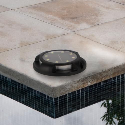 M Ledme Joaq LM7308 LED-Solarleuchte mit Erdspieß, Dämmerungssensor, wasserdicht, kalte Temperatur, ideal für den Garten von M Ledme