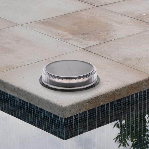 M Ledme LM7306 LED-Solarleuchte mit RGB-Erdspieß, Dämmerungssensor, wasserdicht, ideal für den Garten von M Ledme
