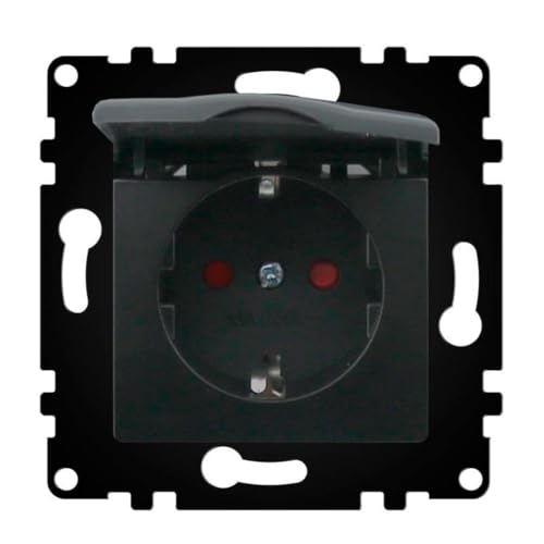 WESA - Schuko-Steckdose Typ F mit EU-Norm-Abdeckung 16A 250V, einfache Installation mit Option auf verschiedene Designs. WESA - Schuko-Steckdose Typ F mit EU-Norm-Abdeckung 16A 250V, einfache Installation mit Option auf verschiedene Designs. von M Ledme