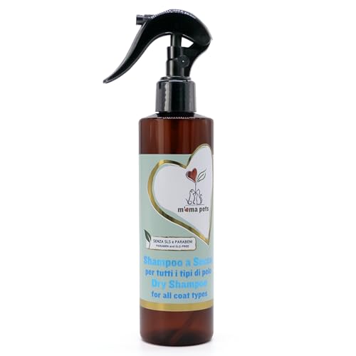Linea 101 Trockenshampoo für Hunde und Katzen, Spray 250 ml – für alle Felltypen – ohne Rückstände – Reinigungslotion ohne Schaum mit Keratin und Panthenol – reinigt Haut und Fell – Made in Italy Linea 101 Trockenshampoo für Hunde und Katzen, Spray 250 ml – für alle Felltypen – ohne Rückstände – Reinigungslotion ohne Schaum mit Keratin und Panthenol – reinigt Haut und Fell – Made in Italy von M' MA PETS