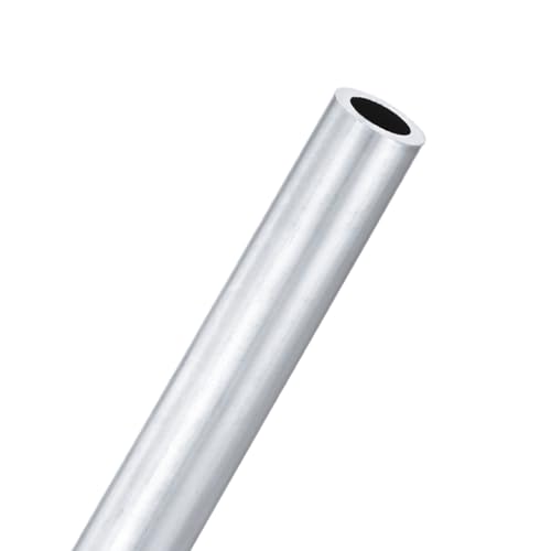 M METERXITY 1-Pack 300mm 6063 Aluminium Rundrohr, 16mm ID 24mm OD Nahtloses Aluminiumrohr für Bau/Maschinenbau/DIY-Basteln, Metallgerades Rohr [0,63"x0,94"x12"] von M METERXITY