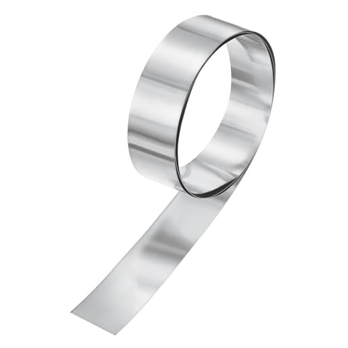 M METERXITY 1-Pack Aluminium-Flashing, 1m x 20mm x 0,3mm (LxBxT) Aluminium-Flashing-Rolle, Dachblech-Metallstreifenblechrolle zur Wetterfestmachung von Metall-Dachpaneelen von M METERXITY