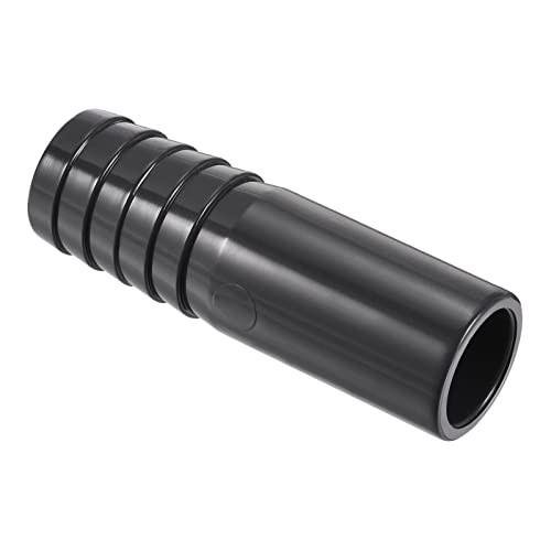 M METERXITY 1 Packung PVC Rohr Fitting - Wasser Rohr Verbinder 25-mm- Widerhaken Gerades Rohr Verbindung Anzuwenden Außenbereich/Garten/Pool (Außendurchmesser 25mm Schwarz) von M METERXITY