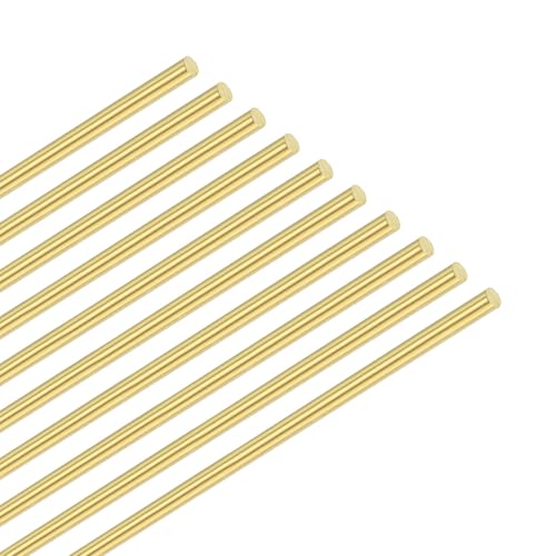 M METERXITY 10 Stück Messingstange, 0,8mmx300mm H62 Massivmessing Rundstangen für Messergriffstifte Messermachenzubehör/Wellenstifte Handwerk/Modell DIY, Drehbanknietdübelrohrbestand M METERXITY 10 Stück Messingstange, 0,8mmx300mm H62 Massivmessing Rundstangen für Messergriffstifte Messermachenzubehör/Wellenstifte Handwerk/Modell DIY, Drehbanknietdübelrohrbestand von M METERXITY