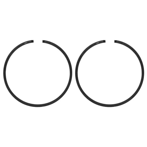 M METERXITY 2er-Pack Kolbenring-Set 38mm x 1,5mm Standard Kolbenring Kolbenringe Elektrosäge Ersatz für Kettensägen Ersatzteile [Schwarz] von M METERXITY