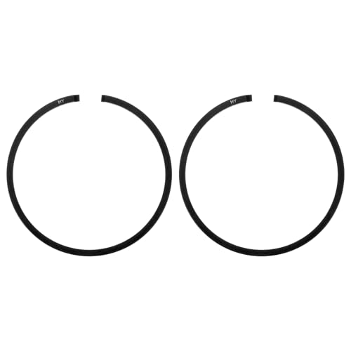M METERXITY 2er-Pack Kolbenring Set 39mm x 1,5mm Standard Kolbenring Kolbenringe Elektrosäge Ersatz für Kettensägen Ersatzteile [Schwarz] von M METERXITY