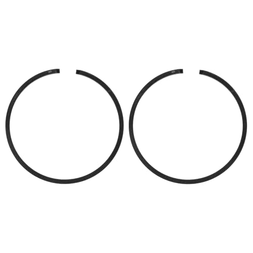 M METERXITY 2er-Pack Kolbenring Set 44mm x 2mm Standard Kolbenring Kolbenringe Elektrosäge Ersatz für Kettensägen Ersatzteile [Schwarz] von M METERXITY