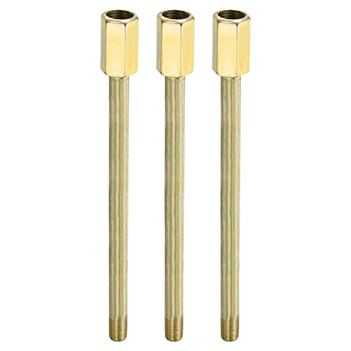 M METERXITY 3 Pack Erweiterung Rohrleitung Fitting - Eisen Buchse Sechskant Rohrleitung Adapter Konverter Adapter Anwendung Industriell Benutzen (1/4PT Buchse an 1/8PT Male175mm Gelb) von M METERXITY