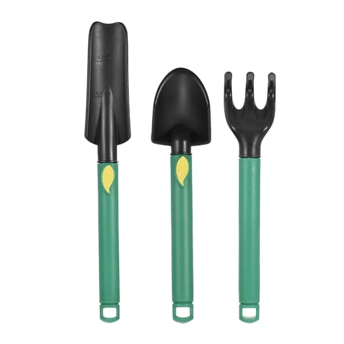 M METERXITY 3 Pack Mini Garten Hilfsmittel Set - Schaufeln und Rakes für Digging Anwendung Haus Garten/Vegetable Field/Balkon Pflanzen von M METERXITY