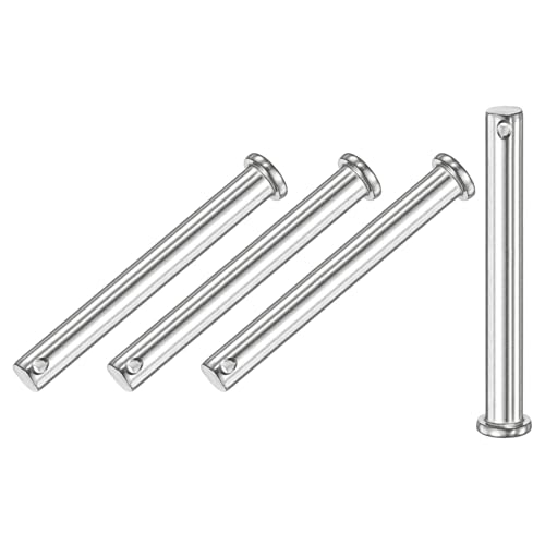 M METERXITY 4 Stück Einloch Klauenstifte, M10 x 90mm 304 Edelstahl Flachkopf Klauenstifte für mechanische Verbindungen/Fixierte Teile, Verbindungsscharnierstift Wiederverwendbar M METERXITY 4 Stück Einloch Klauenstifte, M10 x 90mm 304 Edelstahl Flachkopf Klauenstifte für mechanische Verbindungen/Fixierte Teile, Verbindungsscharnierstift Wiederverwendbar von M METERXITY