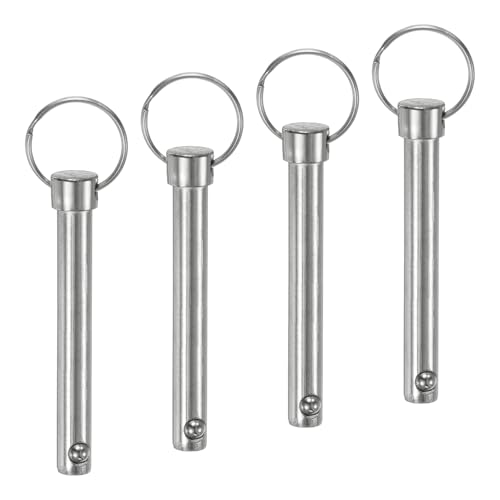 M METERXITY 4er-Pack Schnellspannstifte, 3/8" [10mm] Durchmesser, 2,83" [72mm] Verwendungslänge Bimini Top Pin 3,15" [80mm] Gesamtlänge Hardware Pins von M METERXITY