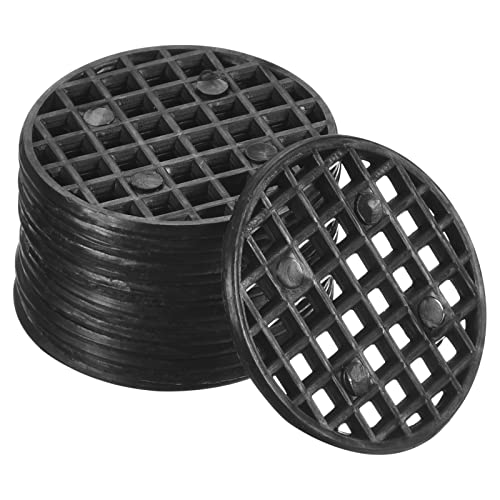 M METERXITY 50 Stück Blumentopf Mesh Matte Starr Bonsai Drainagegitter für Draußen/Garten 3.5cm/1.4" Schwarz von M METERXITY