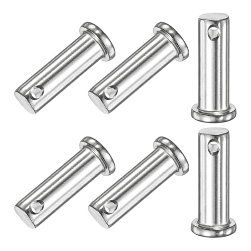 M METERXITY 6 Stück Einloch Klauenstifte, M10 x 30mm 304 Edelstahl Flachkopf Klauenstifte für mechanische Verbindungen/Fixierte Teile, Verbindungsscharnierstift Wiederverwendbar M METERXITY 6 Stück Einloch Klauenstifte, M10 x 30mm 304 Edelstahl Flachkopf Klauenstifte für mechanische Verbindungen/Fixierte Teile, Verbindungsscharnierstift Wiederverwendbar von M METERXITY