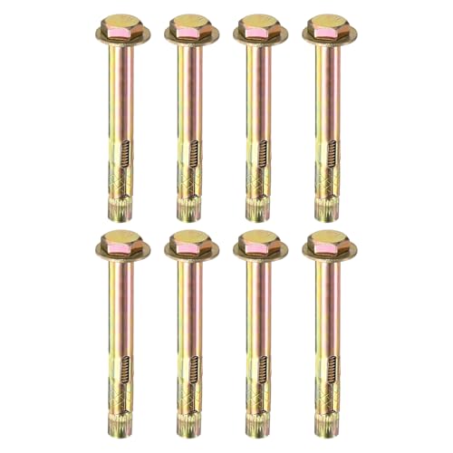 M METERXITY 8er-Pack Sechskant-Spreizdübel M10x100mm Farbverzinkter Eisen-Kohlenstoffstahl Sechskant-Spreizdübel Korrosionsbeständiger Metall-Dübel Für Beton/Trockenmauerwerk/Blockwände M METERXITY 8er-Pack Sechskant-Spreizdübel M10x100mm Farbverzinkter Eisen-Kohlenstoffstahl Sechskant-Spreizdübel Korrosionsbeständiger Metall-Dübel Für Beton/Trockenmauerwerk/Blockwände von M METERXITY