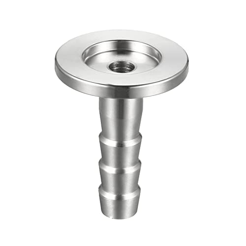 M METERXITY Klemme Rohr Adapter - 3/8" AD Edelstahl Rohr Widerhaken Leitung Fitting Anwendung für Rohr Anschluss(1.181" Flansch) von M METERXITY