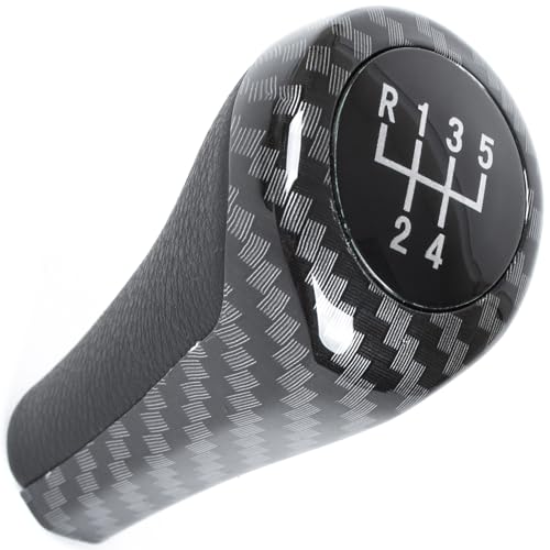 M MODECAR - Kompatibel mit BMW E30 E32 E34 E36 E39 E46 E60 E61 E62 E63 E81 E82 E85 E87 E88 E90 E91 E92 X1 X3 X5 Schaltknauf CARBON 5 GÄNGE für 25117566267, M MODECAR - Kompatibel mit BMW E30 E32 E34 E36 E39 E46 E60 E61 E62 E63 E81 E82 E85 E87 E88 E90 E91 E92 X1 X3 X5 Schaltknauf CARBON 5 GÄNGE für 25117566267, von M MODECAR