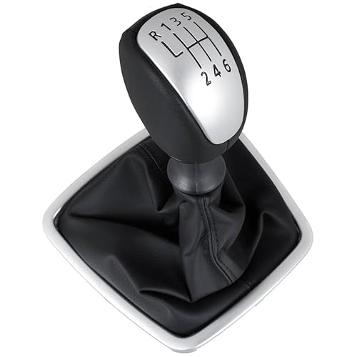 M MODECAR - Kompatibel mit Renault Laguna III 07-15 Schalthebel SCHWARZ/SILBER + SCHALTSACK SCHWARZ MIT RAHMEN SILBER 6 GÄNGE für 328650008R, M MODECAR - Kompatibel mit Renault Laguna III 07-15 Schalthebel SCHWARZ/SILBER + SCHALTSACK SCHWARZ MIT RAHMEN SILBER 6 GÄNGE für 328650008R, von M MODECAR