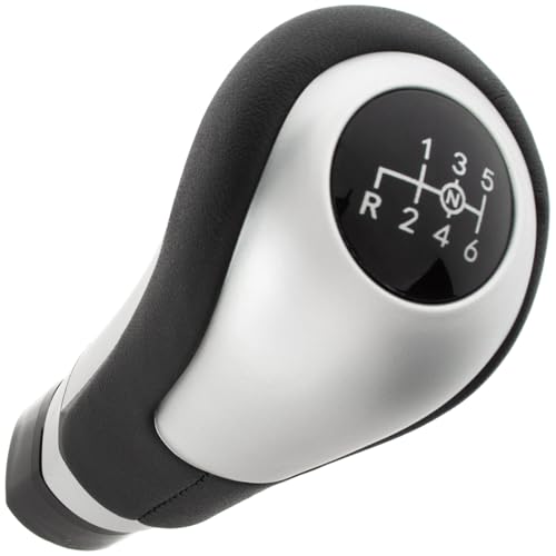 M MODECAR - Kompatibel mit Schaltknauf für Mercedes W176 A-Klasse 12-18 SCHWARZ/SILBER 6 GÄNGE für A2463641510, M MODECAR - Kompatibel mit Schaltknauf für Mercedes W176 A-Klasse 12-18 SCHWARZ/SILBER 6 GÄNGE für A2463641510, von M MODECAR