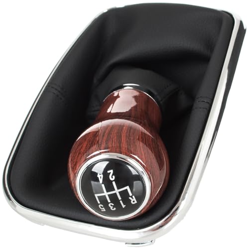 M MODECAR - Kompatibel mit VW Golf IV 98-05 Schaltknauf HOLZ + SCHALTSACK + CHROMRAHMEN für 1J0711113EG, M MODECAR - Kompatibel mit VW Golf IV 98-05 Schaltknauf HOLZ + SCHALTSACK + CHROMRAHMEN für 1J0711113EG, von M MODECAR