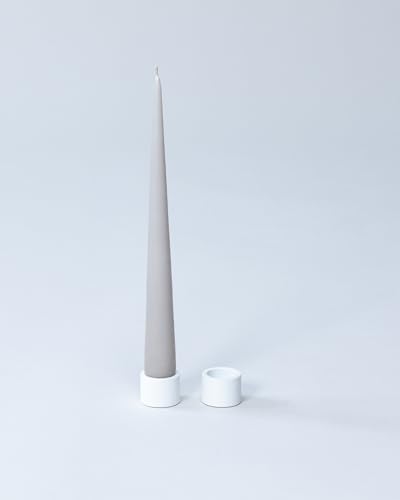 Metallbude Kerzenständer NOA - Weiß - 2er Set - Magnetische Kerzenhülse aus pulverbeschichtetem Metall Metallbude Kerzenständer NOA - Weiß - 2er Set - Magnetische Kerzenhülse aus pulverbeschichtetem Metall von M Metallbude