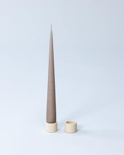 Metallbude Kerzenständer NOA - Cashew - 2er Set - Magnetische Kerzenhülse aus pulverbeschichtetem Metall Metallbude Kerzenständer NOA - Cashew - 2er Set - Magnetische Kerzenhülse aus pulverbeschichtetem Metall von M Metallbude
