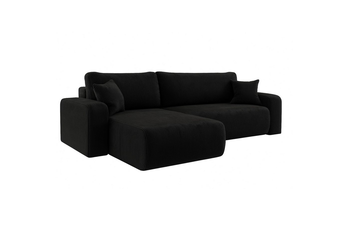 M-Punkt24 Ecksofa LYON, mit Bettfunktion – Feiner Cord Stoff – HR Schaum RG30 – Rundes Design – Universell rechts & links stellbar M-Punkt24 Ecksofa LYON, mit Bettfunktion – Feiner Cord Stoff – HR Schaum RG30 – Rundes Design – Universell rechts & links stellbar von M-Punkt24