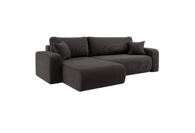 M-Punkt24 Ecksofa LYON, mit Bettfunktion – Feiner Cord Stoff – HR Schaum RG30 – Rundes Design – Universell rechts & links stellbar M-Punkt24 Ecksofa LYON, mit Bettfunktion – Feiner Cord Stoff – HR Schaum RG30 – Rundes Design – Universell rechts & links stellbar von M-Punkt24