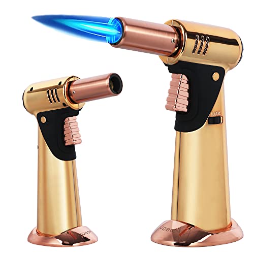 Butan-Taschenlampe, Premium-Doppelflamme, große Küchen-Taschenlampe, mit Sicherheitsverschluss, verstellbar, nachfüllbar, vielseitig einsetzbar, für Creme Brulee, Backen, Grillen (Butangas nicht im Lieferumfang enthalten) Butan-Taschenlampe, Premium-Doppelflamme, große Küchen-Taschenlampe, mit Sicherheitsverschluss, verstellbar, nachfüllbar, vielseitig einsetzbar, für Creme Brulee, Backen, Grillen (Butangas nicht im Lieferumfang enthalten) von M TIME C CLUB